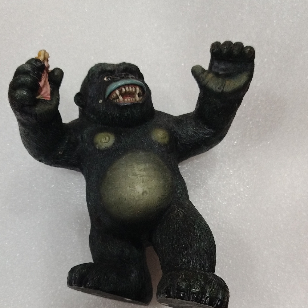 Black and Green Gorilla Figurine